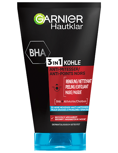 3-in-1 Anti-Mitesser Reinigung, Peeling und Maske - Produktabbildung